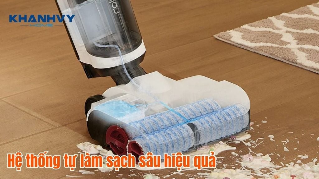 Roborock Dyad Pro Combo sở hữu hệ thống tự làm sạch sâu
