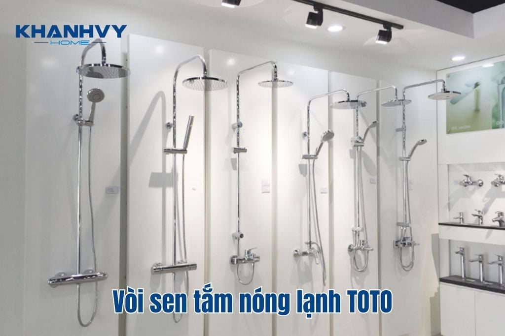 vòi sen tắm hiện đại toto