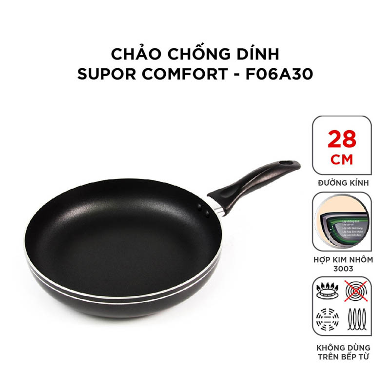Chảo xào chống dính Supor F09A20