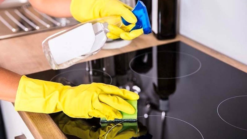 Vệ sinh bếp hồng ngoại đúng cách