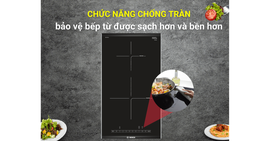 Đặc điểm nổi bật của Bếp từ Bosch PIB375FB1E Domino Series 6