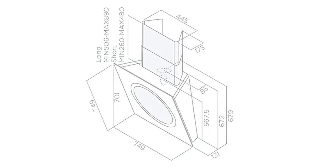 Hướng dẫn sử dụng Máy hút mùi Elica OM AIR BLF75 PRF0094744