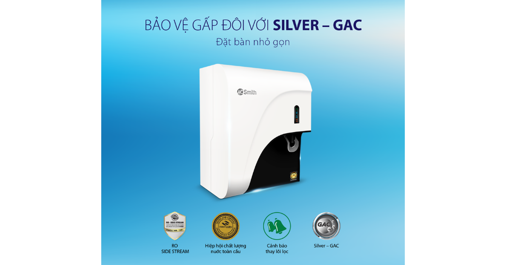 Màng lọc RO – Side Stream giúp tăng 66% lượng nước tinh khiết thu về và giảm 56% lượng nước thải