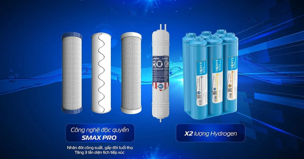 Hệ thống lọc 10 lõi Smax Pro công nghệ cao