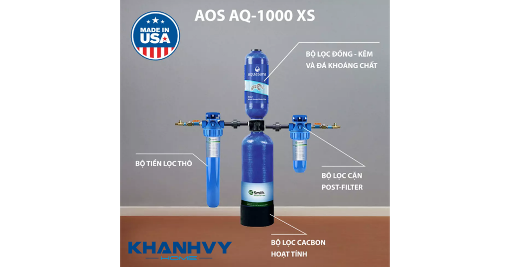 Hệ thống lọc đa cấp nhập khẩu Mỹ