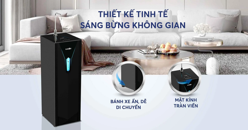 Thiết kế tủ kính cường lực tràn viền siêu mỏng, sang trọng và tiện nghi
