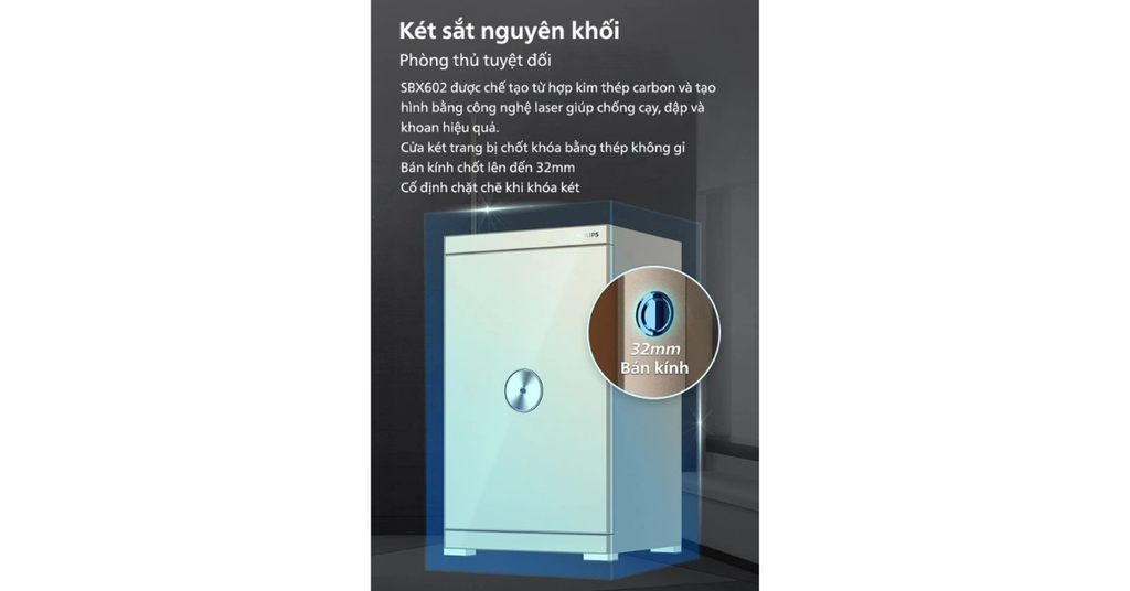 Tính năng bảo mật kép trên két
