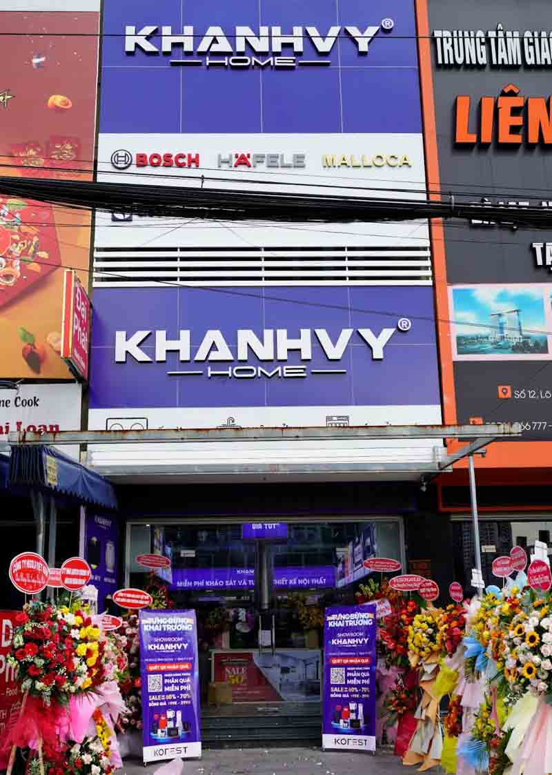 Showroom Khánh Vy Home tại 192 Đại lộ Bình Dương, P. Phú Hoà, Tp. Thủ Dầu Một