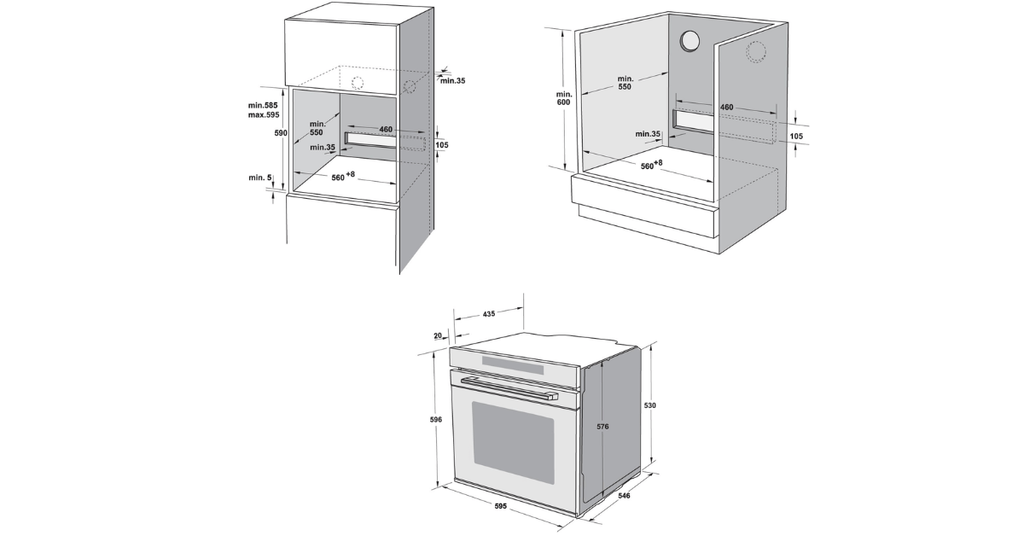 kích thước sản phẩm 560R x 590C x 575S mm