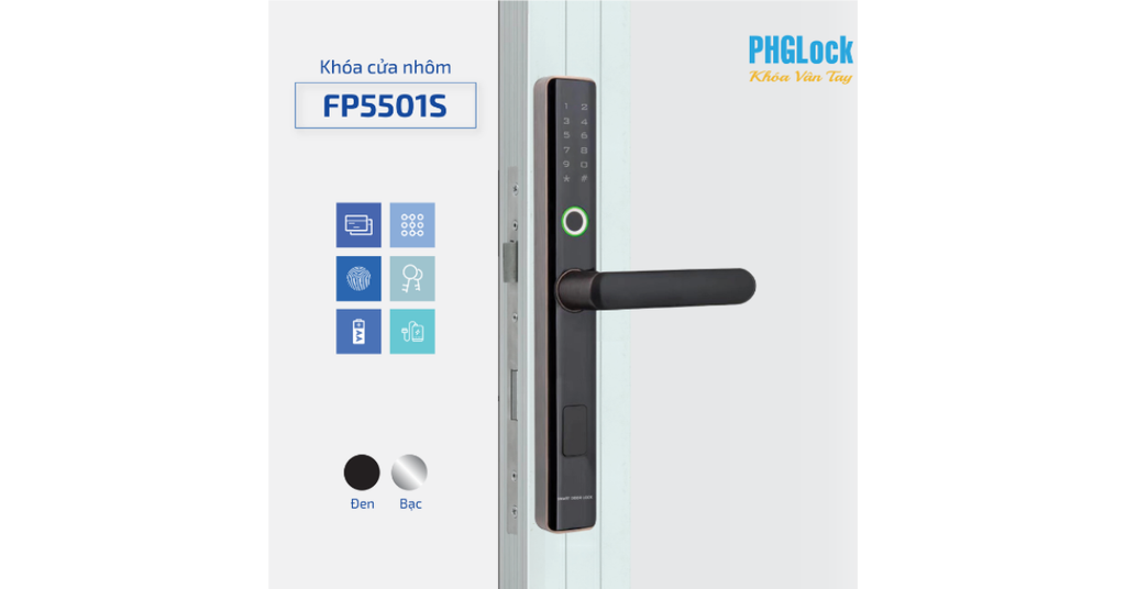 Đặc điểm nổi bật của sản phẩm khóa vân tay PHGlock FP5501S
