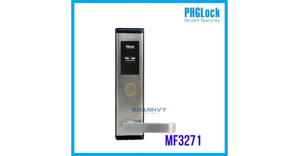 Khóa khách sạn PHGlock MF3271 - R sở hữu thiết kế hiện đại, sang trọng và bền bỉ