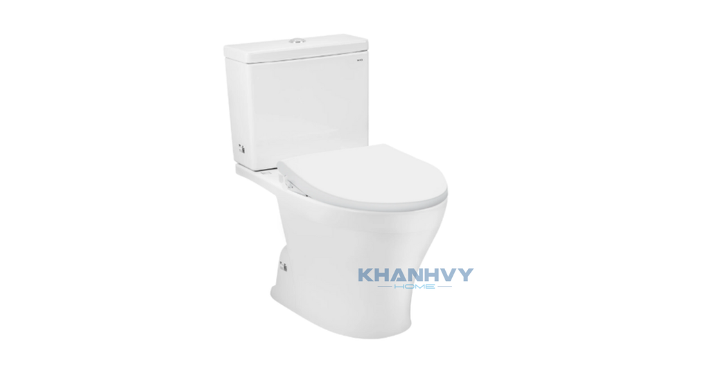 Bàn cầu hai khối TOTO CS326DE4 kết hợp nắp rửa cơ ECOWASHER TCW1211A