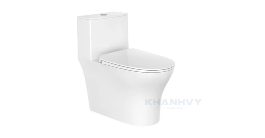 Bàn cầu một khối tại Khánh Vy Home