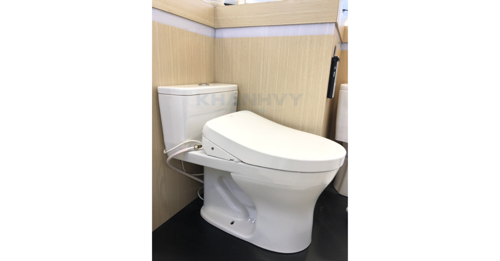 Bàn cầu một khối TOTO MS855CDW12#XW với thiết kế một khối thân kín