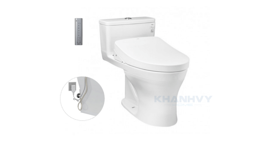 Hình ảnh minh họa sản phẩm bồn cầu điện tử TOTO MS855DW11