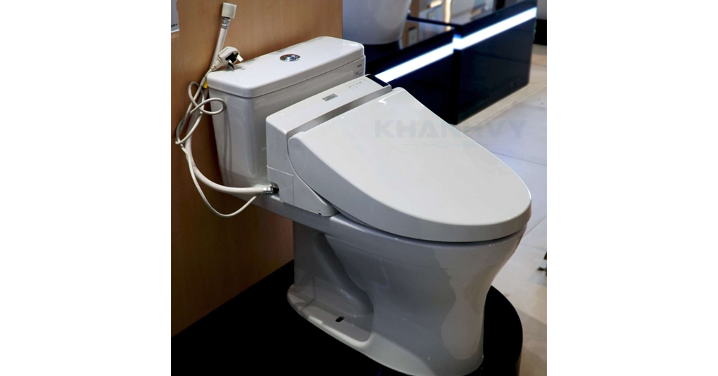 Bàn cầu một khối TOTO MS855DW6 với thiết kế liền khối hiện đại