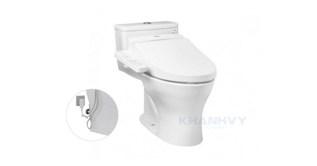 Hình ảnh minh họa sản phẩm Bàn cầu một khối TOTO MS855DW7