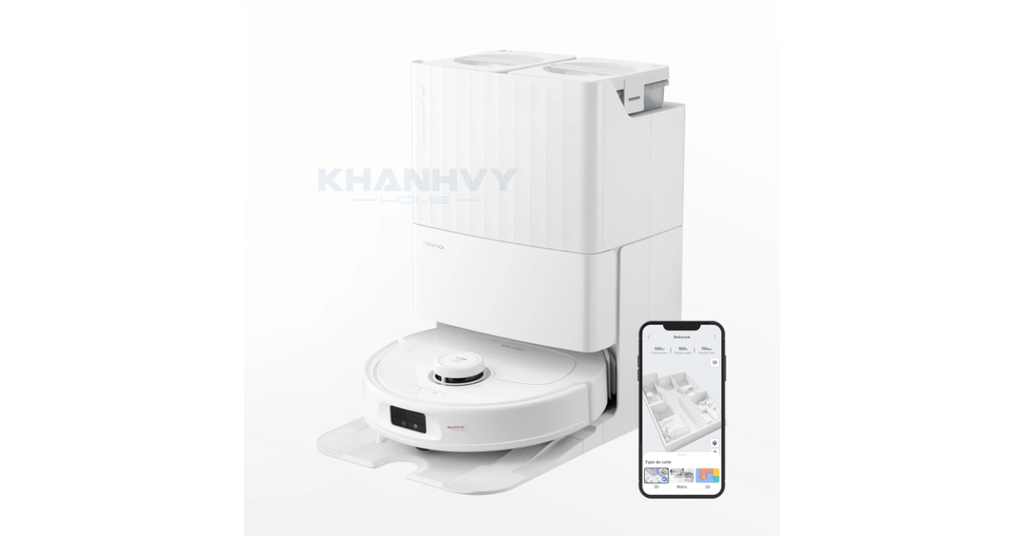 Hình ảnh minh họa sản phẩm robot hút bụi lau nhà Roborock Q Revo MaxV