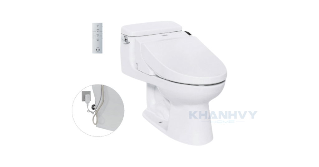 Ảnh minh họa bàn cầu một khối MS864W6