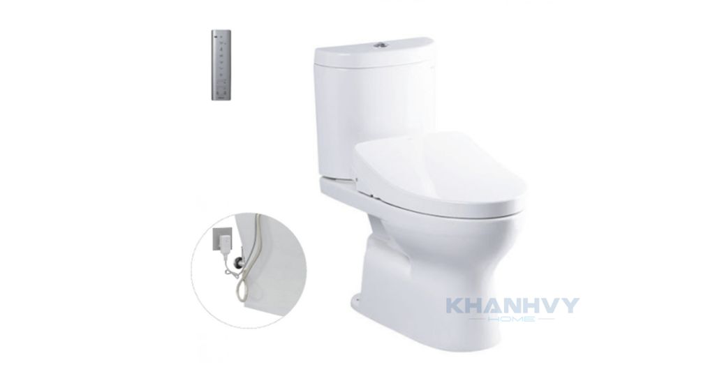 Hình ảnh minh họa sản phẩm bàn cầu hai khối TOTO CS320DRW11