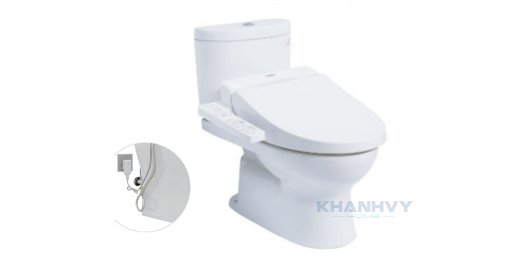 Hình ảnh minh họa sản phẩm bàn cầu hai khối TOTO CS325DRW7