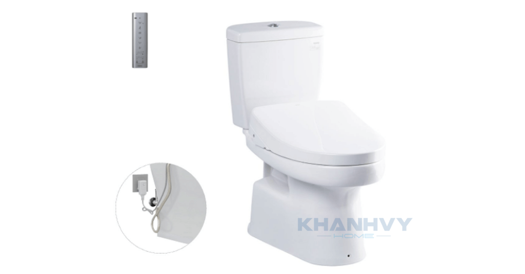 Hình ảnh minh họa sản phẩm bàn cầu hai khối TOTO CS350DW11