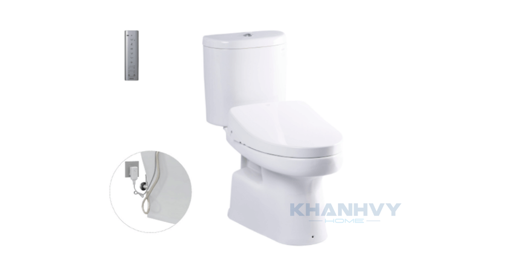 Hình ảnh minh họa sản phẩm bàn cầu hai khối TOTO CS351DW11