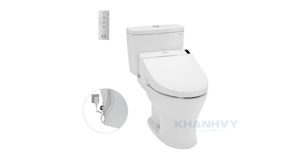 Hình ảnh minh họa bàn cầu hai khối TOTO CS735DW6