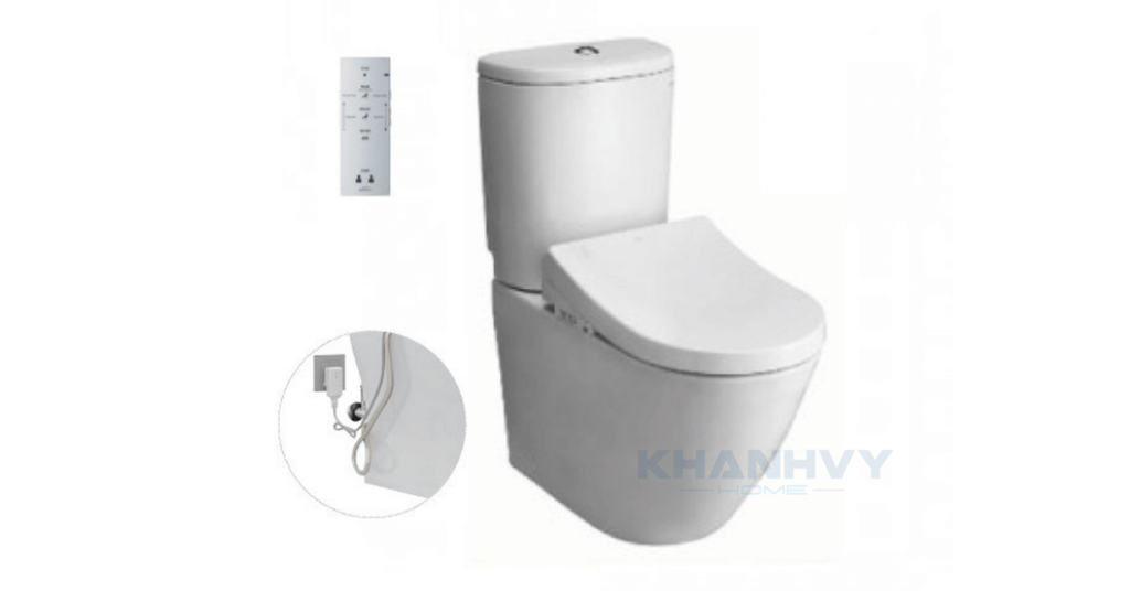 Hình ảnh minh họa bàn cầu hai khối TOTO CS761DW5