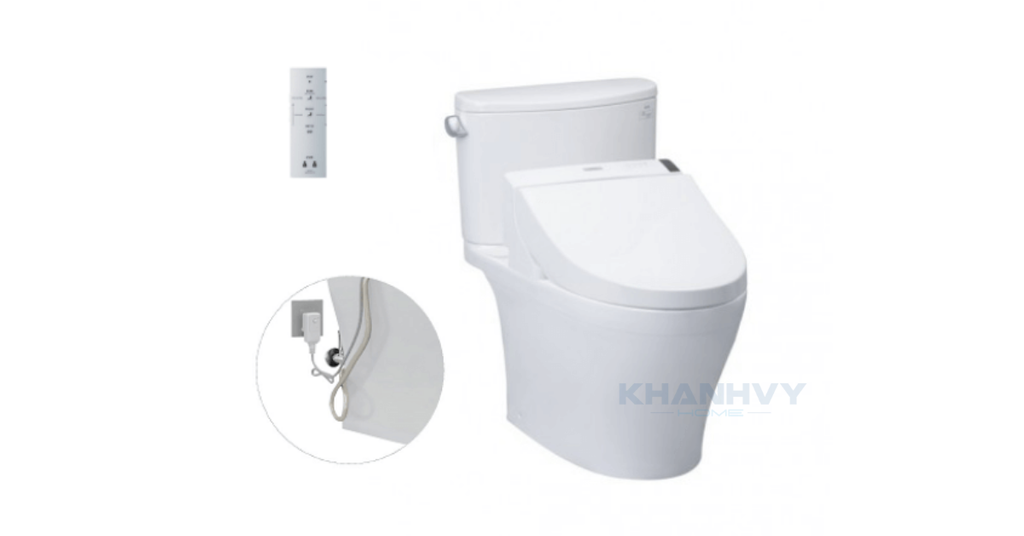 Hình ảnh minh họa sản phẩm bàn cầu hai khối TOTO CS767RW6