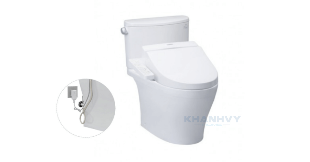 Hình ảnh minh họa sản phẩm bàn cầu hai khối TOTO CS767RW7