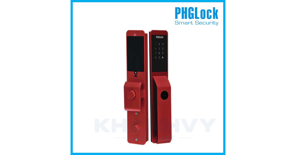 Khóa vân tay PHGlock FP3305 sở hữu thiết kế hiện đại với vân tay được tích hợp trên tay nắm