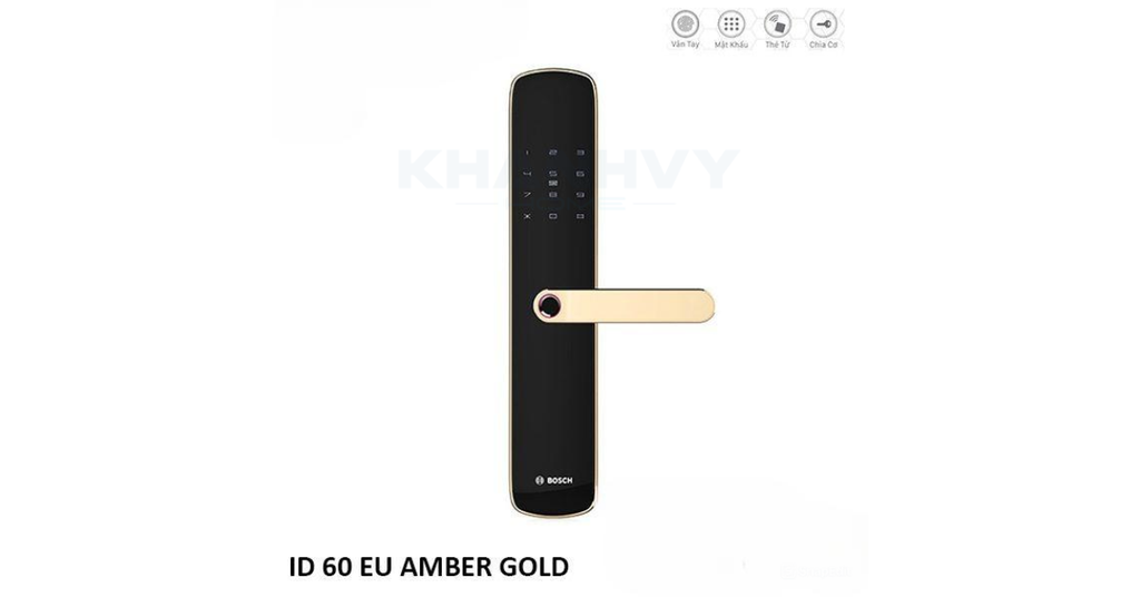 Cách sử dụng Khóa điện tử Bosch ID 60 EU Amber Gold App