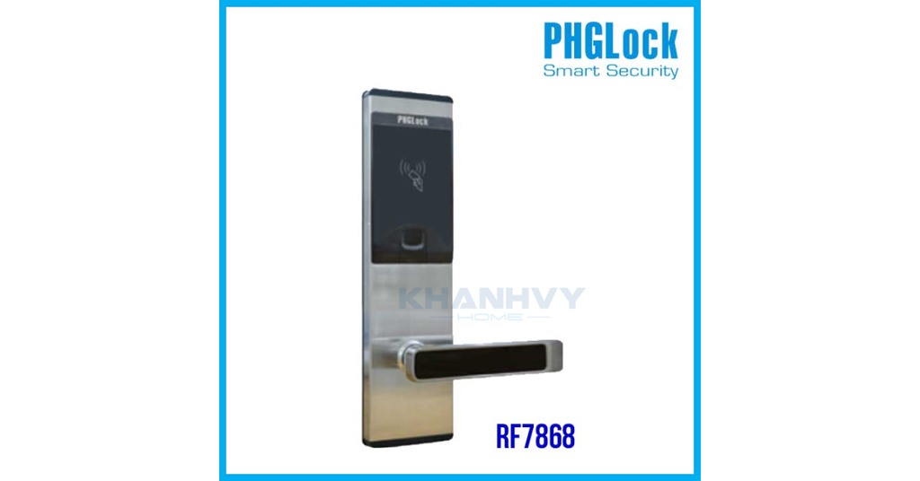 Sản phẩm khóa khách sạn PHGlock RF7868 - R sở hữu thiết kế đơn giản nhưng vô cùng hiện đại và sang trọng