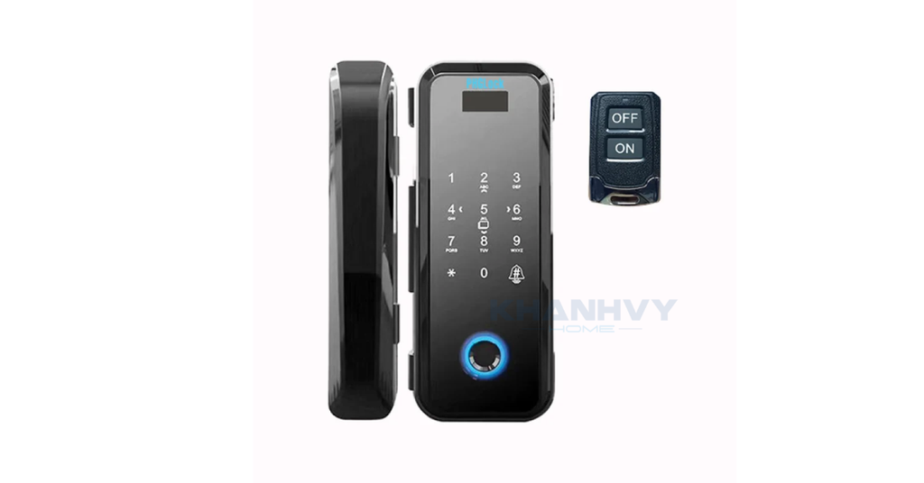 Khóa cửa kính PHGlock FG3605W-B Remote