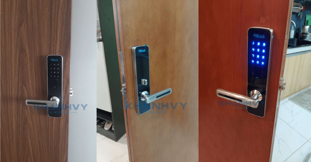 Khóa điện tử PHGlock KR7155S - R App với chất liệu inox bền bỉ chống gỉ sét và va đập