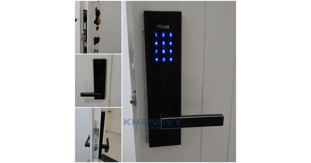 Khóa điện tử PHGLock KR8131B - L App |A phù hợp với nhiều loại cửa