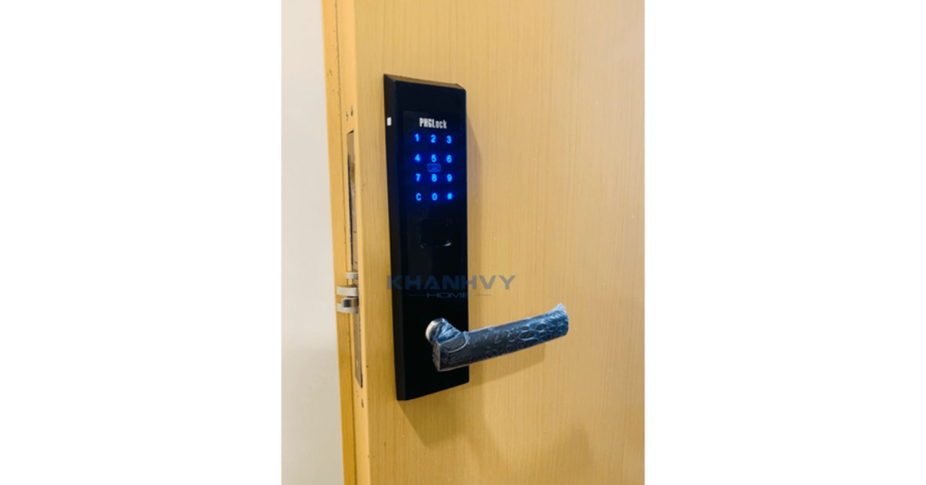Hình ảnh minh họa sản phẩm khóa mã số - thẻ cảm ứng PHGLock KR7203B - L App