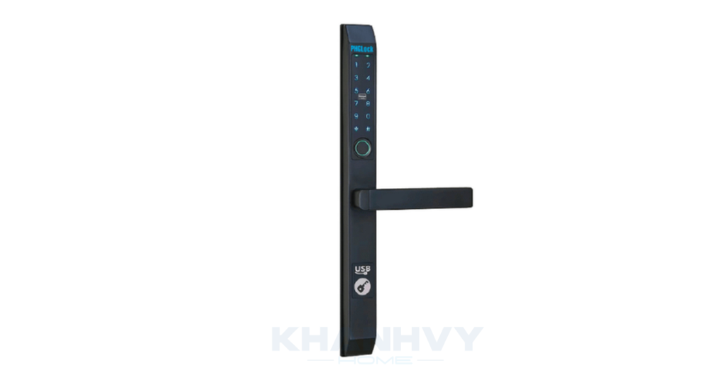 Hình ảnh minh họa sản phẩm khóa Cửa Nhôm PHGLock FP5200-B