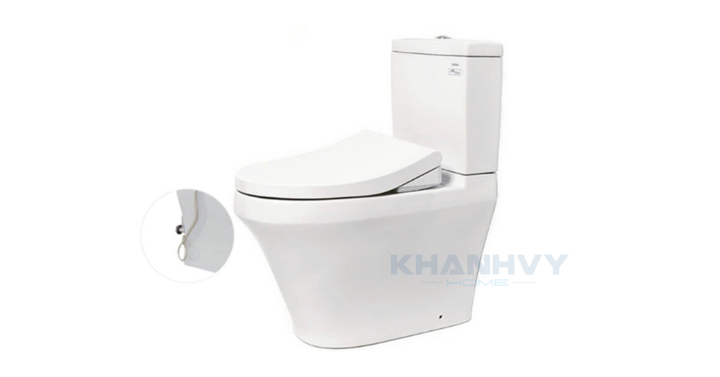 Hình ảnh minh họa sản phẩm bàn cầu hai khối TOTO CS945PDE4W