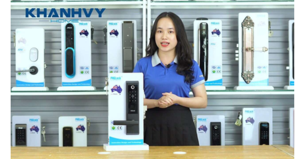 Sản phẩm khóa vân tay PHGlock FP7203S - R với thiết kế hiện đại và sang trọng phù hợp với mọi loại cửa