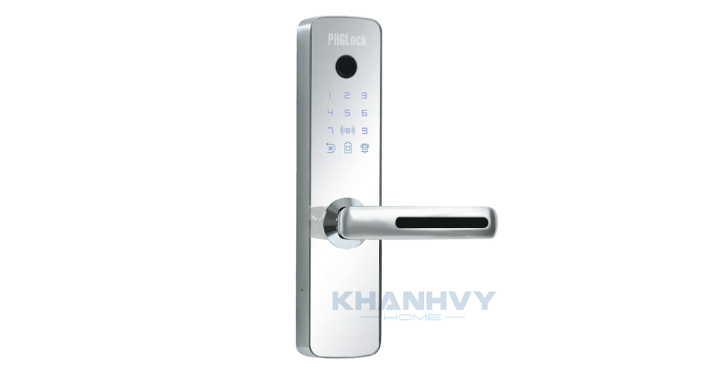 Hình ảnh minh họa sản phẩm khóa vân tay PHGlock FP7153SM-W