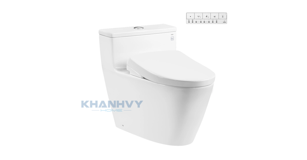 Hình ảnh minh họa sản phẩm bàn cầu một khối TOTO MS625CDW23XW