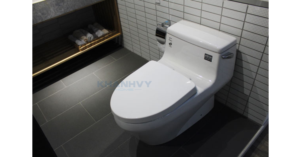 Bồn cầu một khối INAX AC-1135VN với thiết kế sang trọng kết hợp nắp đóng êm