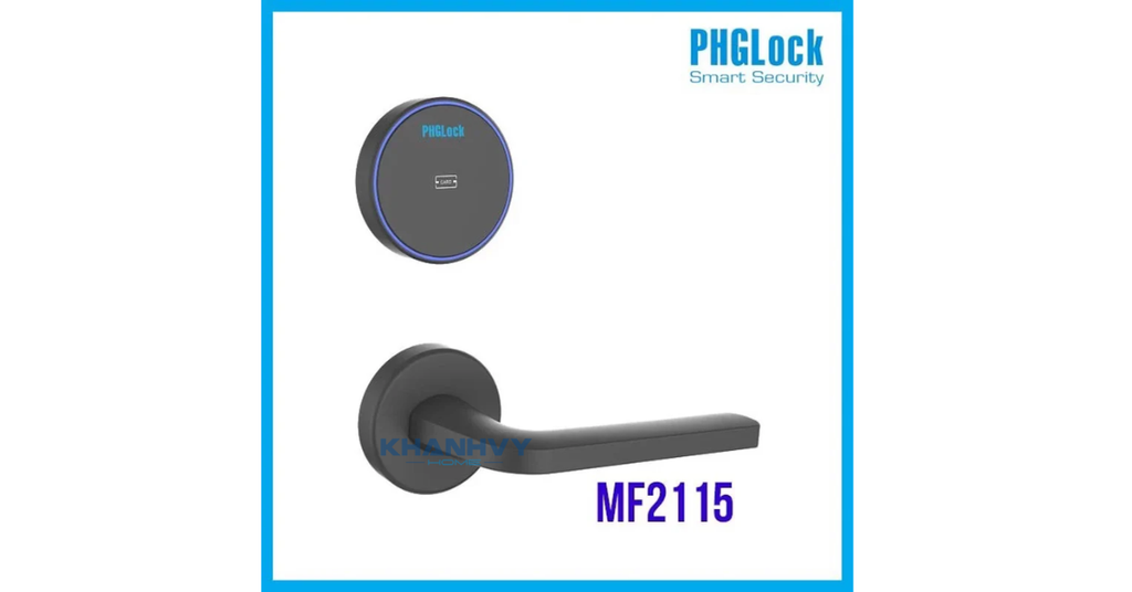 Sản phẩm khóa khách sạn PHGlock MF2115B - L sở hữu thiết kế đơn giản nhưng vô cùng hiện đại và sang trọng