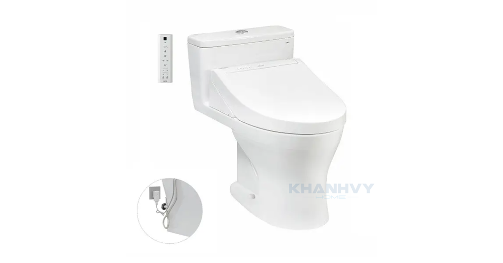 Hình ảnh minh họa sản phẩm bàn cầu một khối TOTO MS855DW14XW