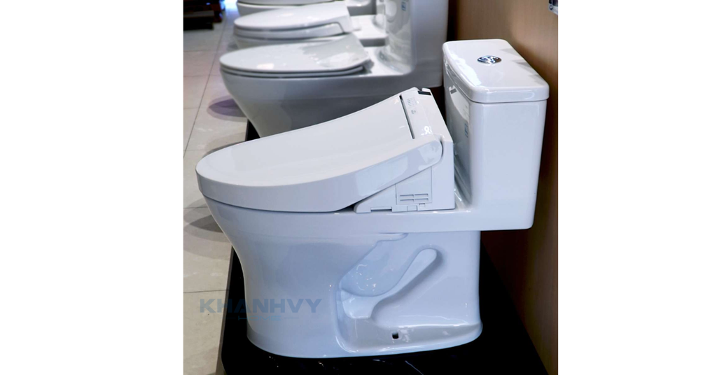 Bàn cầu một khối TOTO MS855DW14XW với thiết kế nguyên khối liền mạch