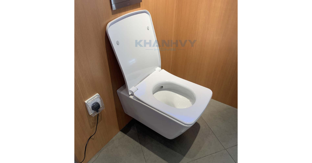 Bồn Cầu Treo Tường TOTO CW522A/TC512A/WH172A/MB171M#SS với thiết kế dáng vuông hiện đại