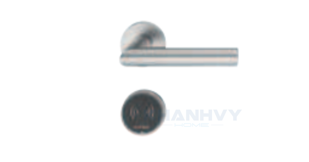 Khoá điện tử nắm ngoài Hafele 917.63.606 với thiết kế inox mờ sang trọng và tay nắm kiểu G hiện đại