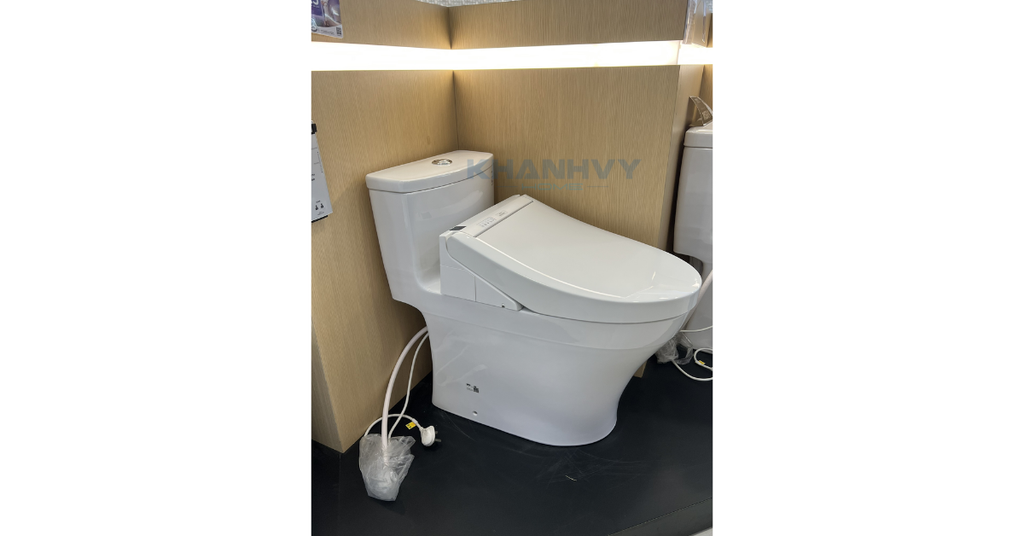 Bàn cầu một khối TOTO MS855CDW15XW với thiết kế nguyên khối liền mạch